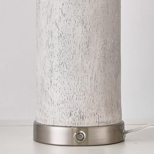 24” Table Lamps Set of 2, 3-Way Dimmable with USB A+C C74242