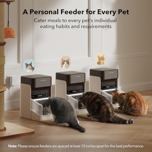 Automatic Cat Feeder, 3L, App Control with Light Collar Tag M1201