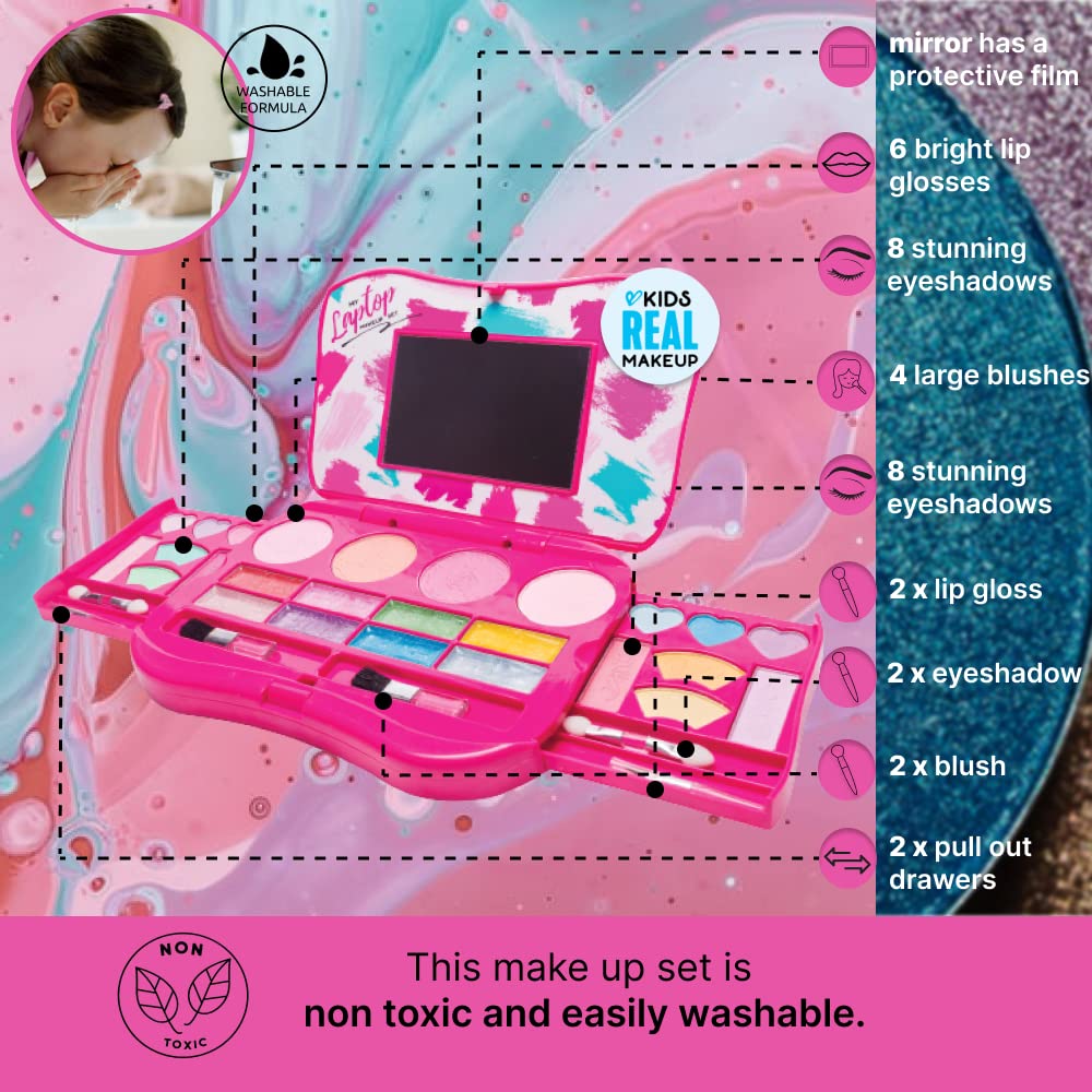 Kids Makeup Kit with Makeup Mirror V41326
