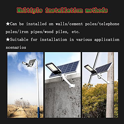 1600W Solar Street Light 80000 Lumens Motion Sensor Waterproof IP65 Security LED Flood Light P93345