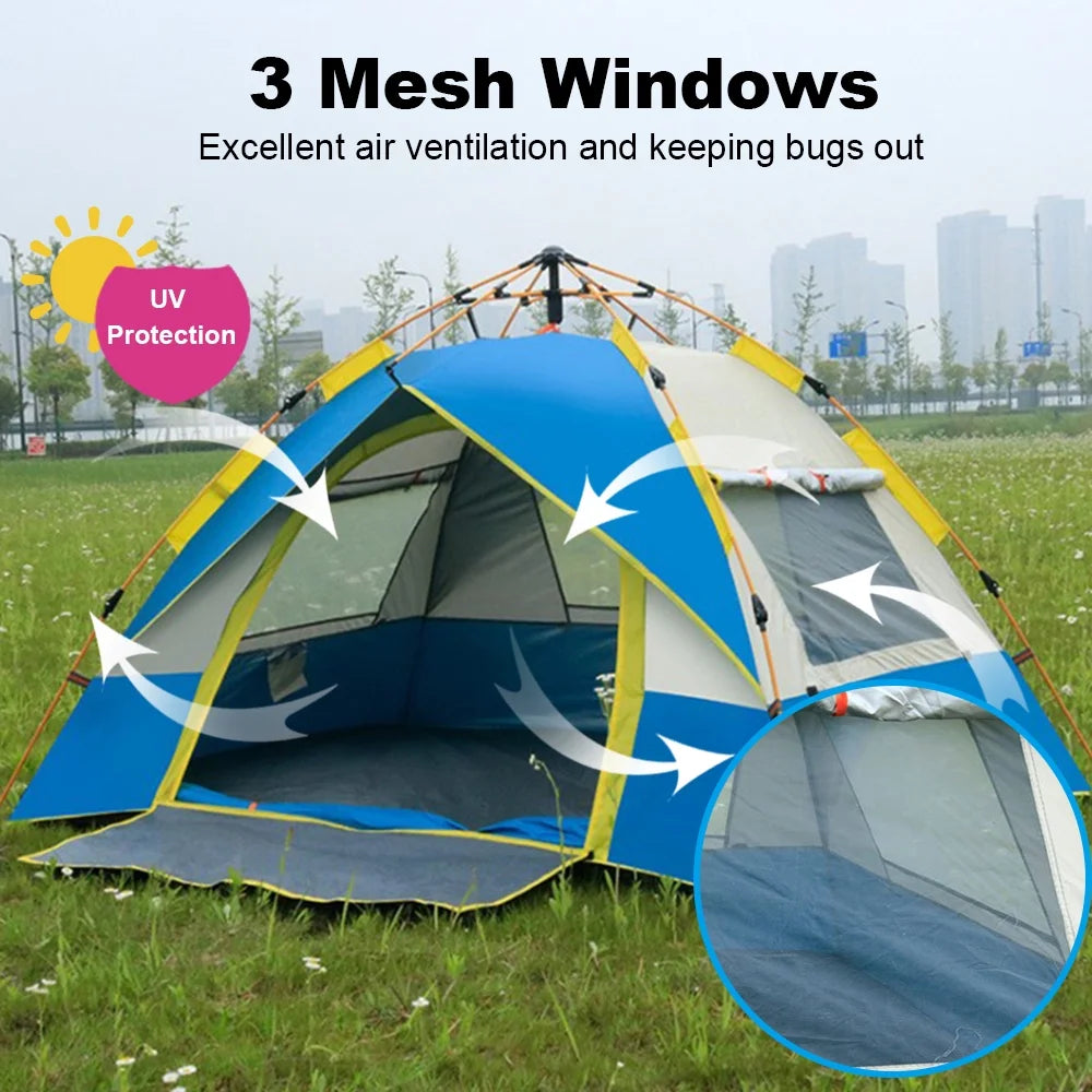Portable Instant Automatic Camping Tent for 2-3 Person D69739
