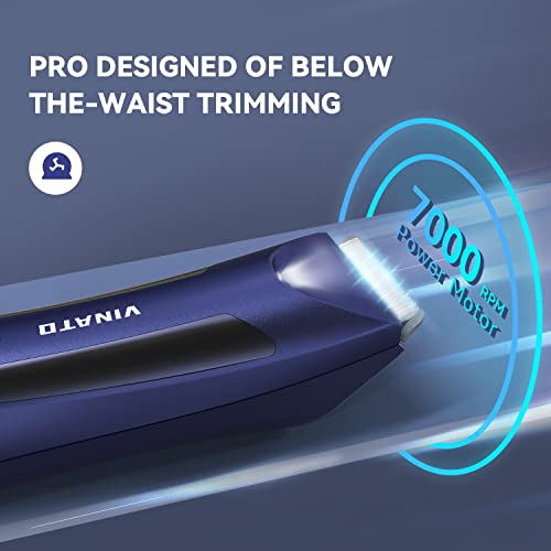 Waterproof Electric Body Hair Trimmer with Ceramic Blade B7520