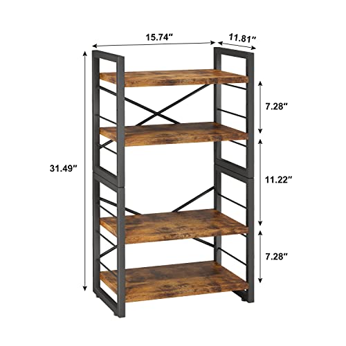 3 Tier Metal Black Bookshelf F194754