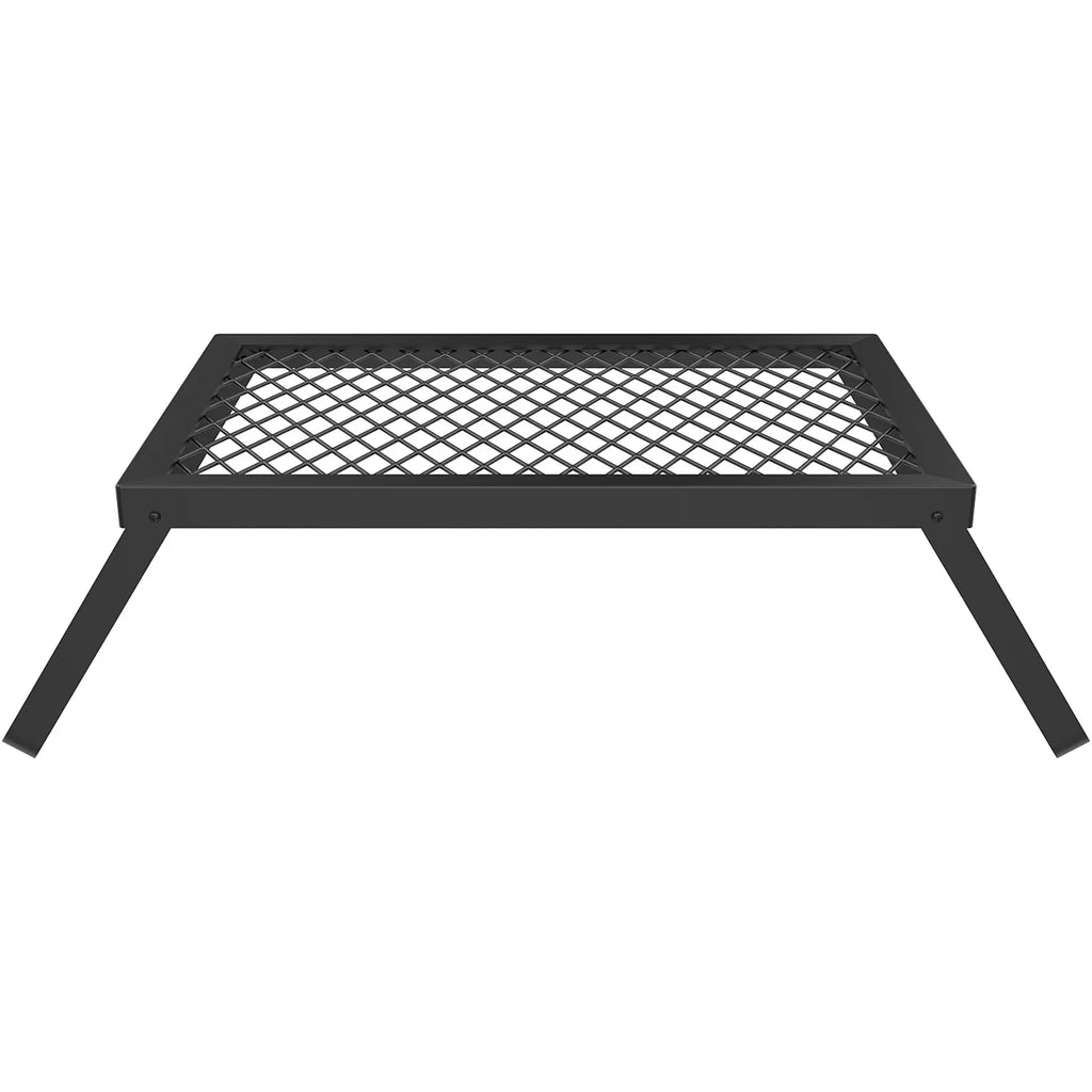 Portable Folding Campfire Grill Stainless Steel Cooking Grate B67348