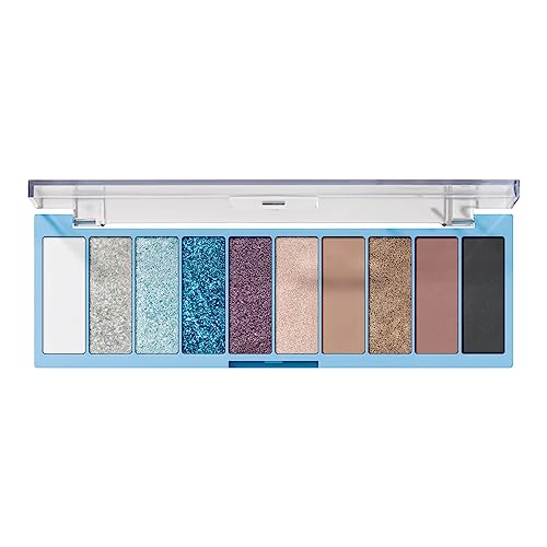 Ten Ultra-pigmented Blue & Purple Metallic Eyeshadow Palette L553202