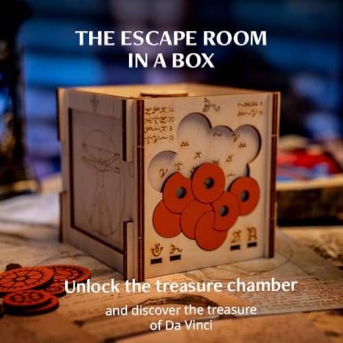 Wooden Puzzle Box with Hidden Compartments J318
