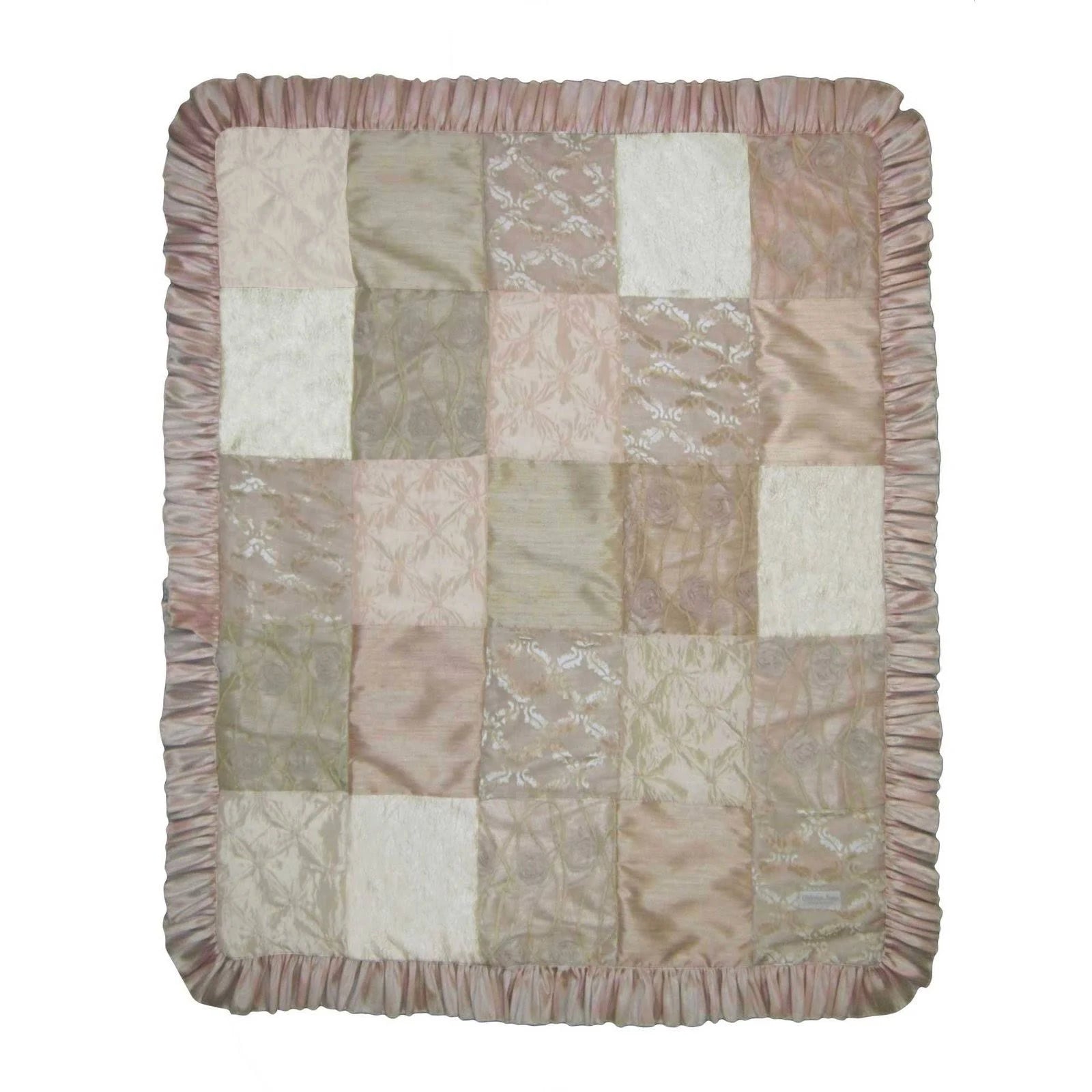 4 Piece Baby Crib Bedding Set with Bumper L125