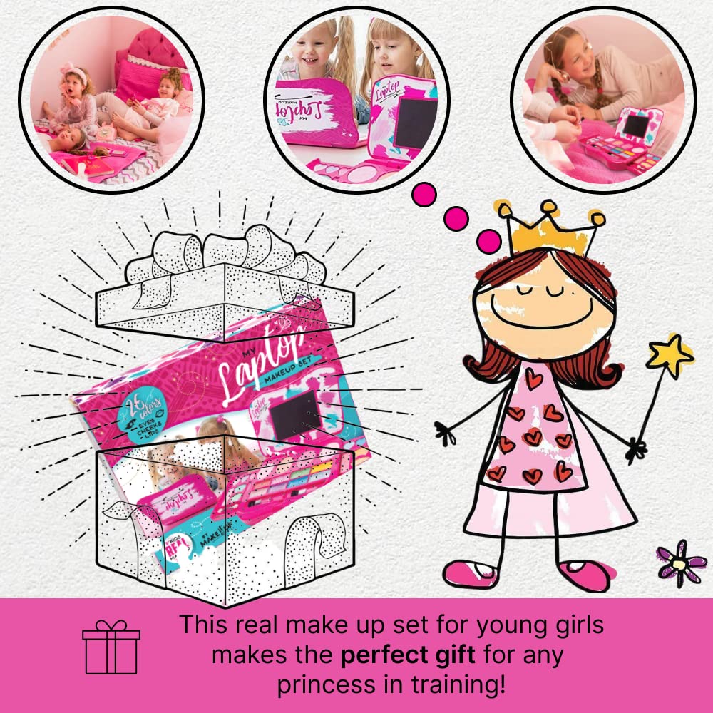 Kids Makeup Kit with Makeup Mirror V41326