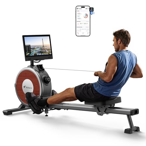 Magnetic Rowing Machine with 16 Levels, Dual Slide Rail O64415