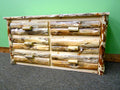 Solid Wood 6 Drawers Pine Dresser R378