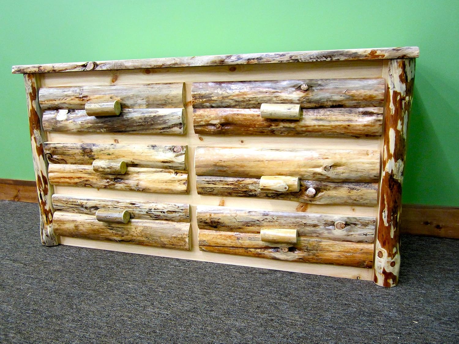 Solid Wood 6 Drawers Pine Dresser R378