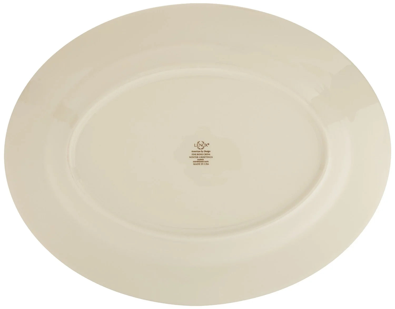 Plaid Oval Platter H319
