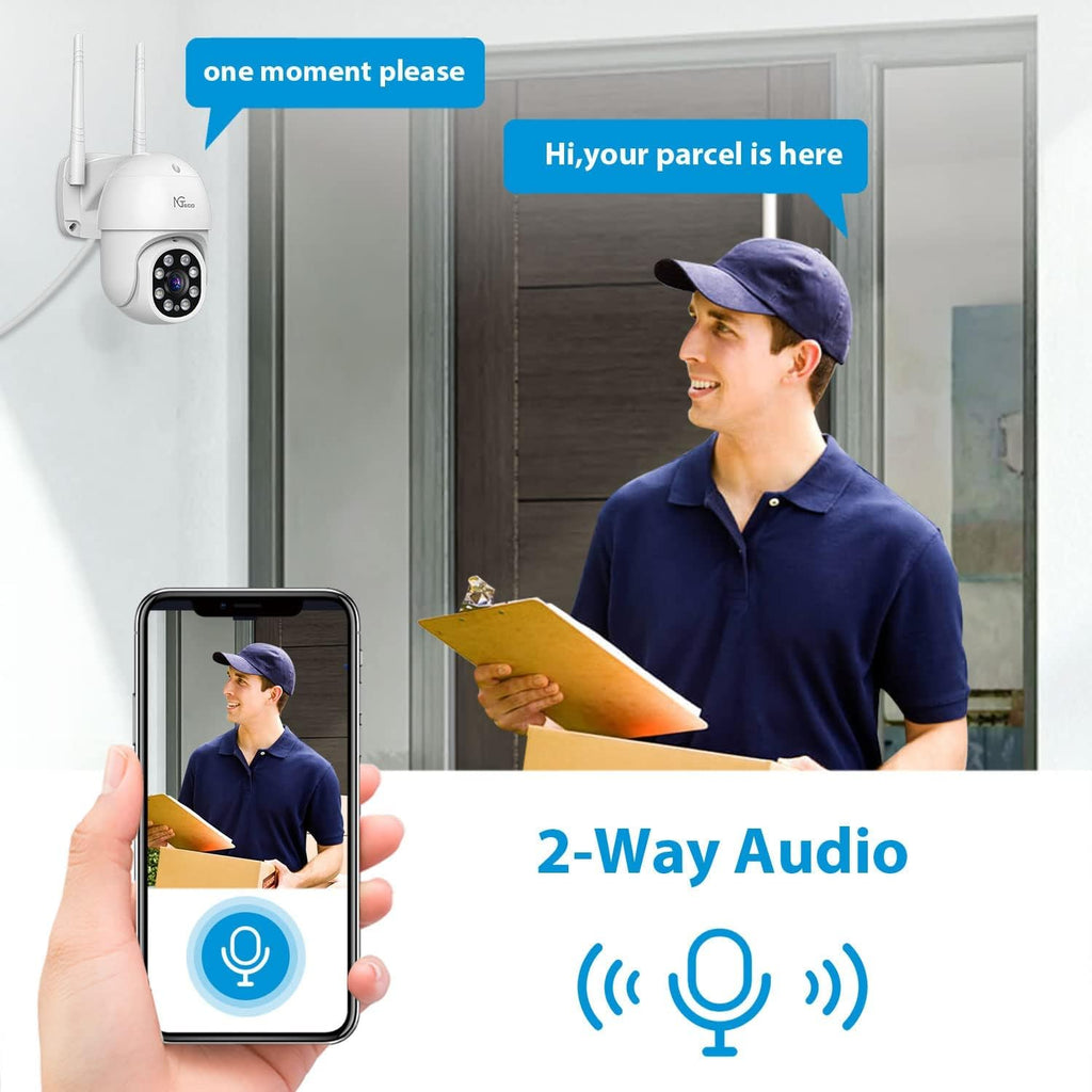 2K WiFi Security Camera with Spotlight Night Vision O9430