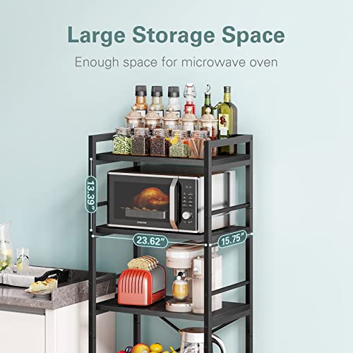 5-Tier Grey Kitchen Storage Shelf I665
