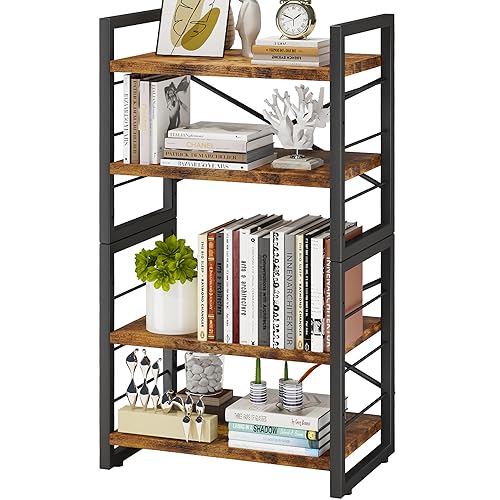 3 Tier Metal Black Bookshelf F194754