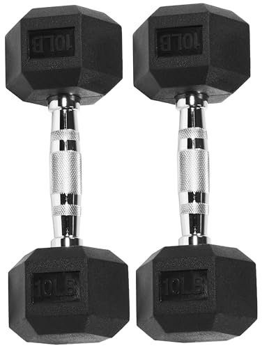 Rubber Coated Hex Dumbbells P887706