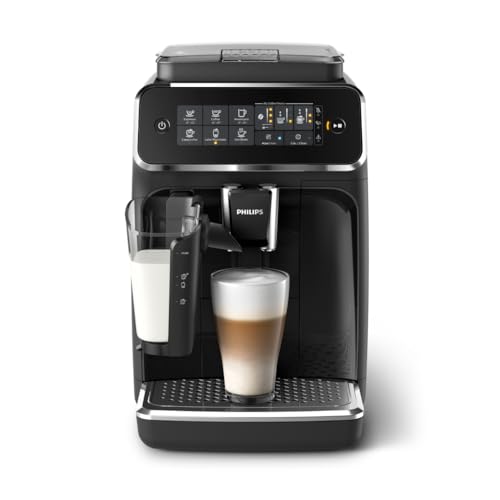 Black Fully Automatic Espresso Machine with LatteGo Milk Frother M31115