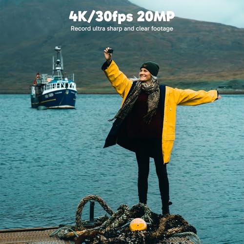 4K30fps Action Camera with Touch Screen Waterproof V350613