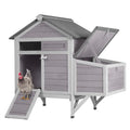 Chicken Coop with Nesting Box Waterproof Duck Coop G79602