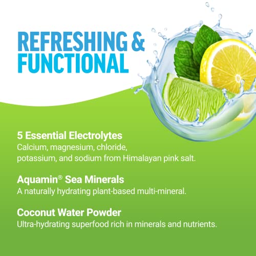Lemon-Lime Electrolyte Powder, 20 Stick Packs Q148412