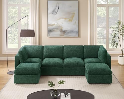 Modular Sectional Sofa with Ottoman U44914