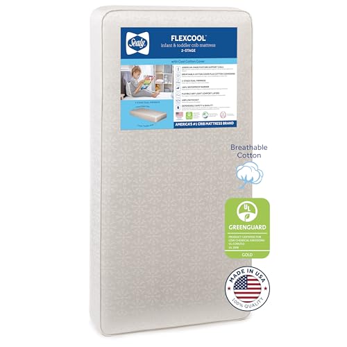 Cotton Cover 2-Stage Waterproof Baby Crib Mattress N833982