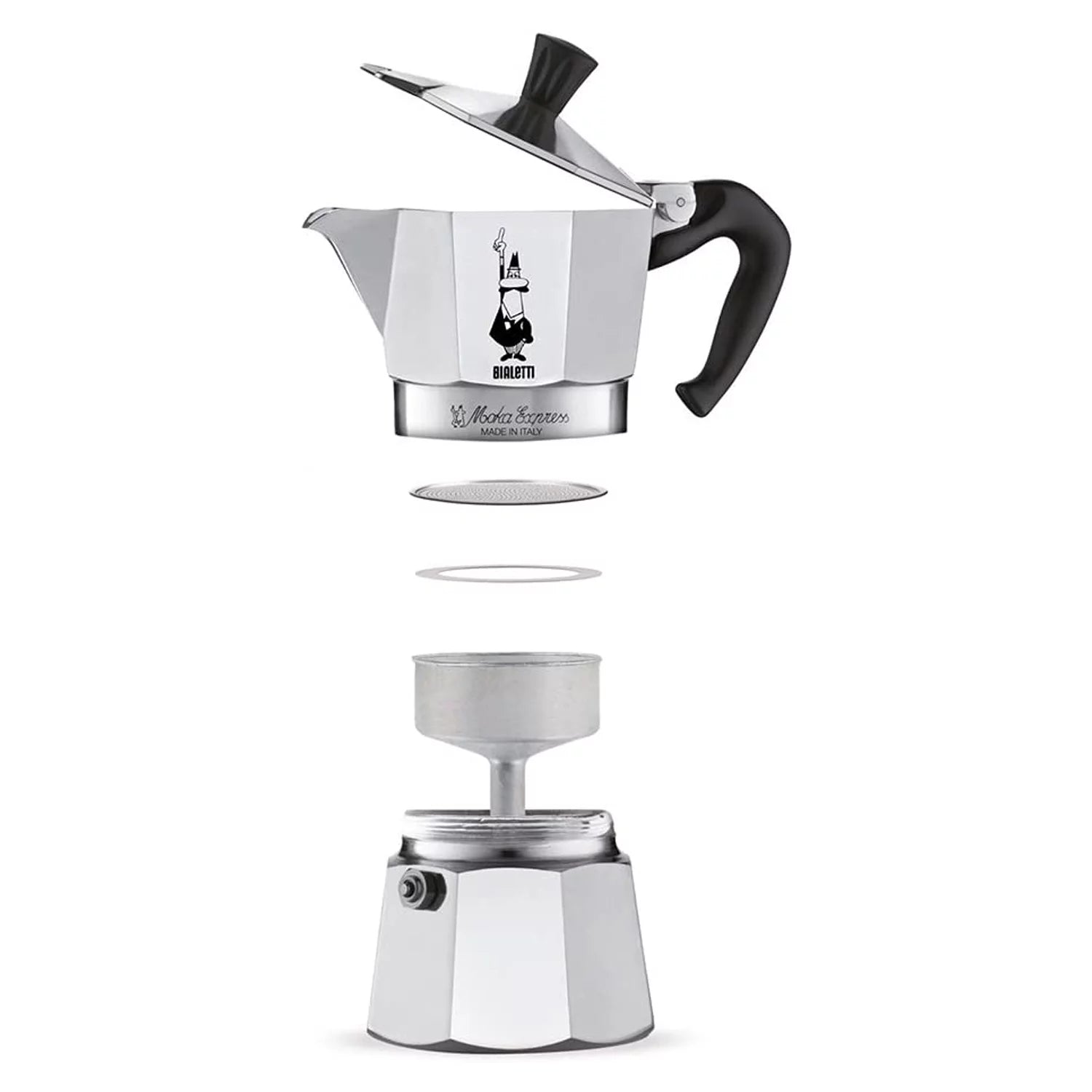 Aluminum 6 Cup Stovetop Espresso Coffee Maker G888
