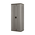 Plastic Tall Storage Cabinet with Doors and Shelves M3833