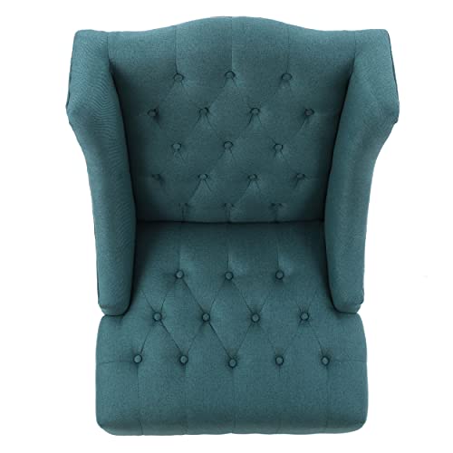 Dark Blue Fabric Club Chair N65612