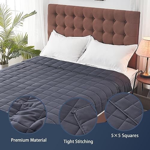 15 lbs Queen Size Cooling Weighted Blanket H536111