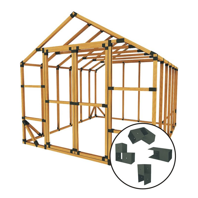 10 ft. W x 12 ft. D Greenhouse Bracket Kit G34825