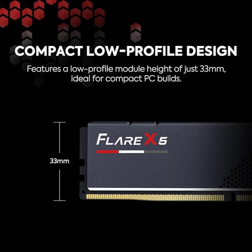 32GB (2x16GB) DDR5 6000MT/s CL36-36-36-96 Desktop Computer Memory UDIMM Matte Black E3350