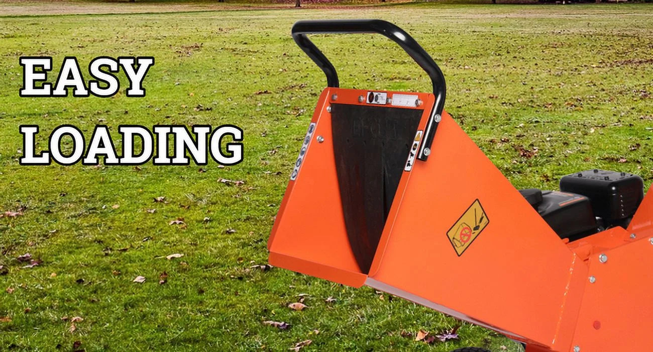 Wood Chipper Shredder Mulcher 7HP Gas Powered 3" Max Capacity E652706
