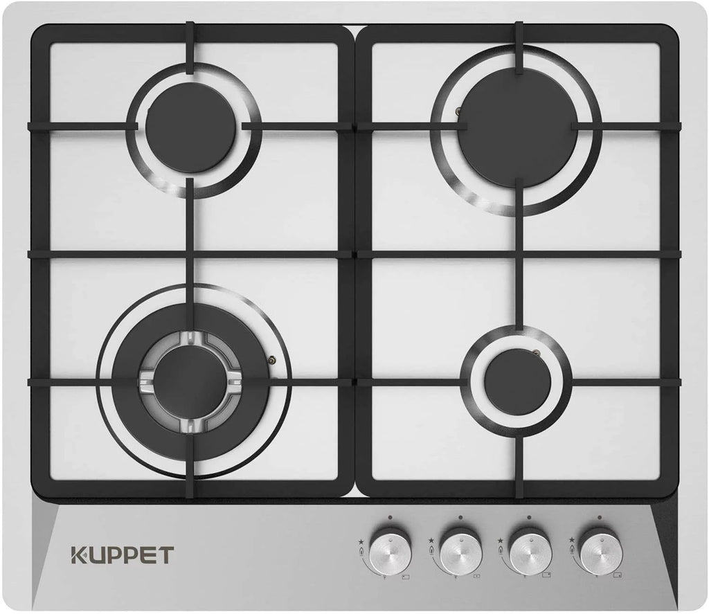 24 Inch 4 Burner Stainless Steel Gas Cooktop F58053