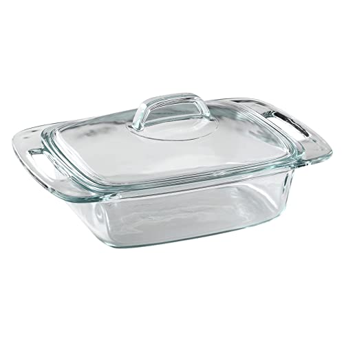 2-Qt Glass Casserole Dish with Lid J765