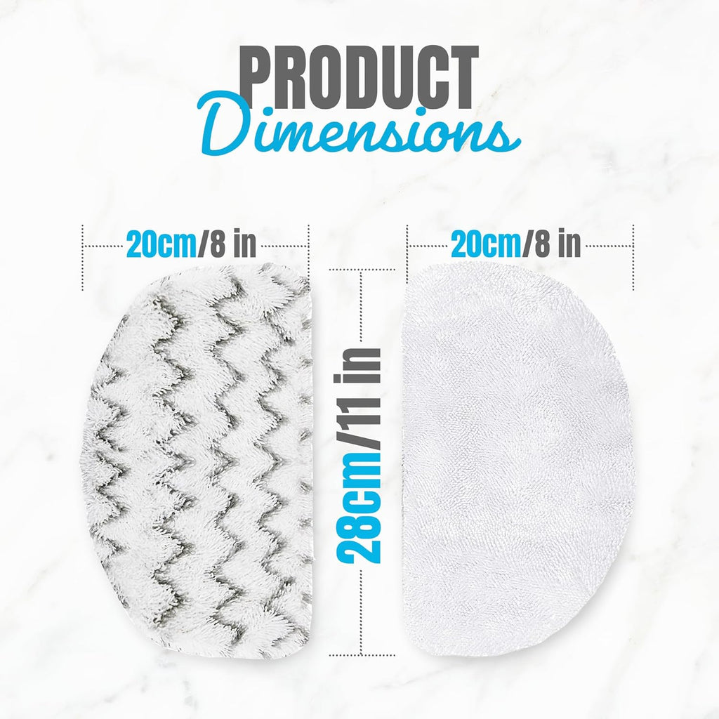 6 Pack Reusable Steam Mop Replacement Pads H817177