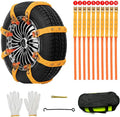 Adjustable Traction Tire Chains for Tyres Width 145-285mm Pack of 2 K434615