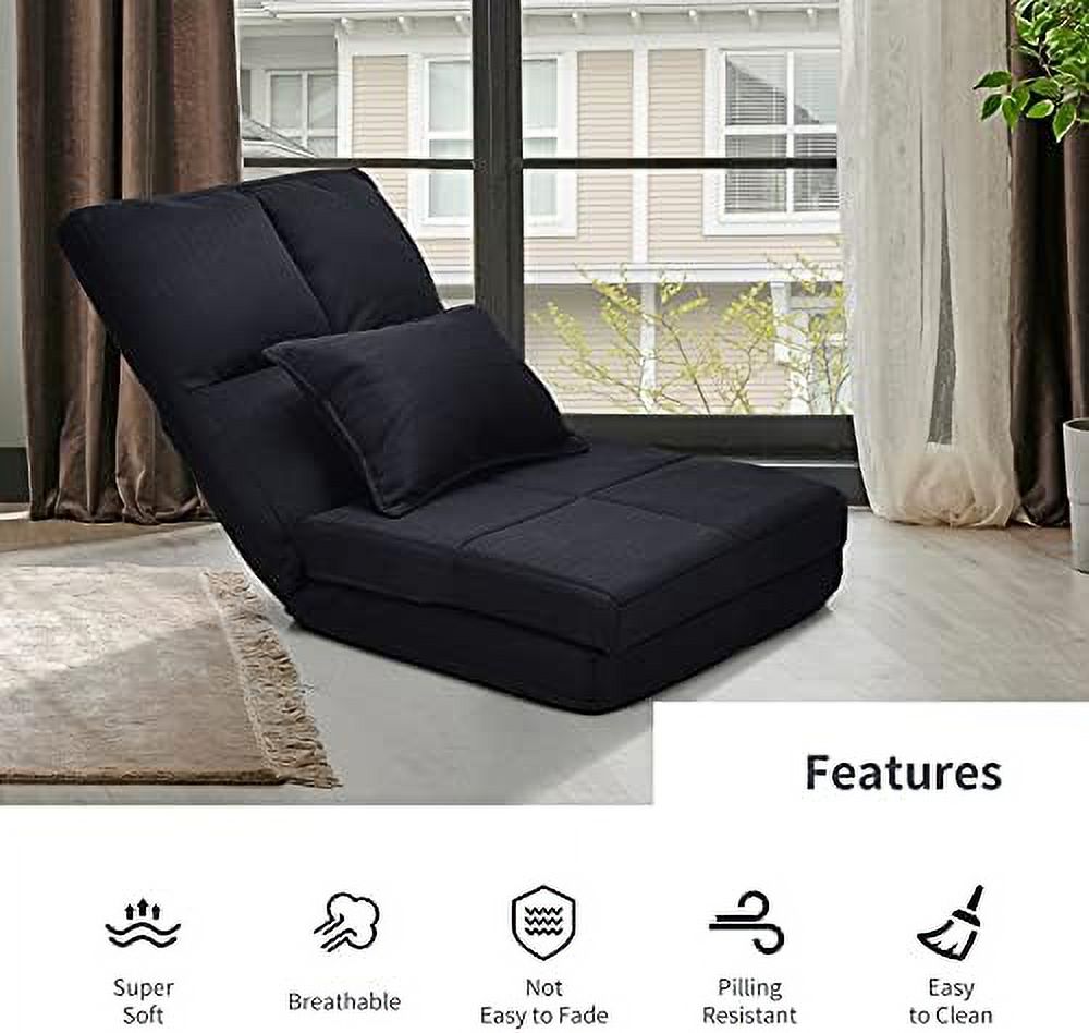 Folding Sofa Bed Floor Couch with Pillow V603
