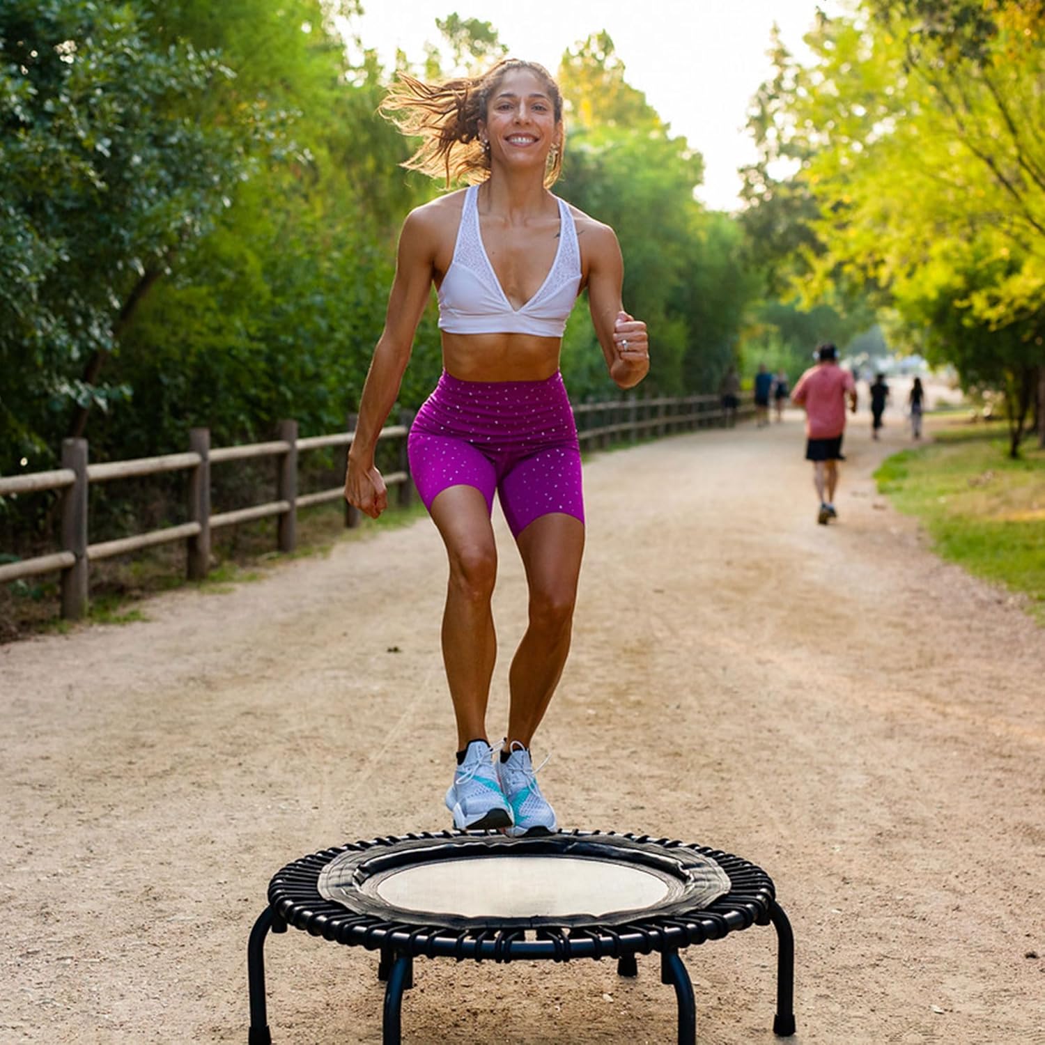 39" Plyometric Rebounder Trampoline with Toning Ball I17260