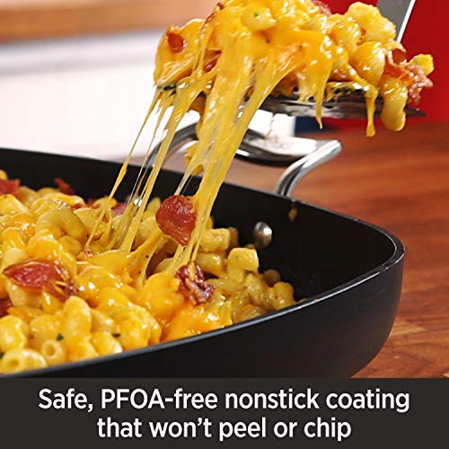 Hard Anodized Nonstick Sauce Pan 3.5 Quart Black W792525