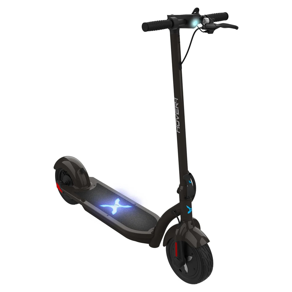 Black Electric Scooter, 18 mph, 264 lb Max Weight Y4400