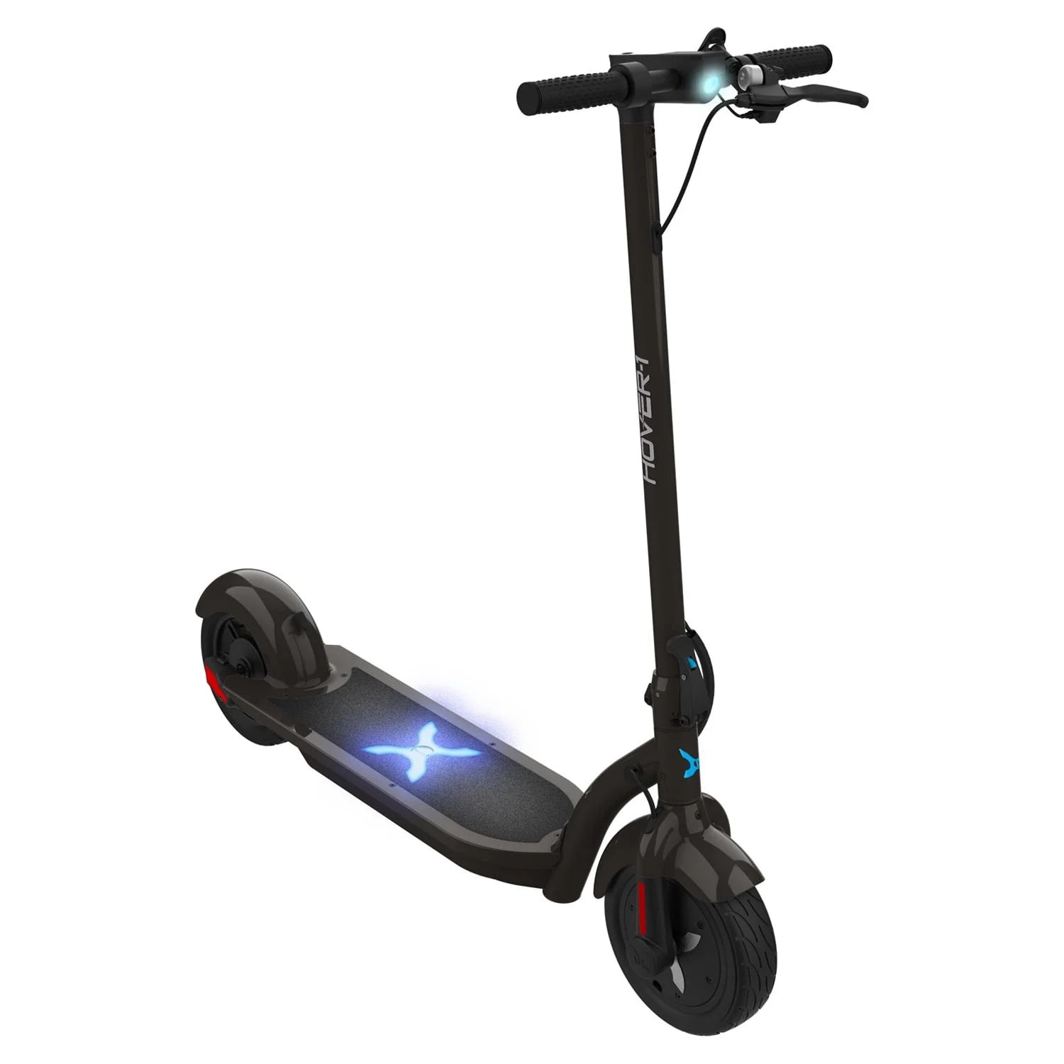 Black Electric Scooter, 18 mph, 264 lb Max Weight Y4400