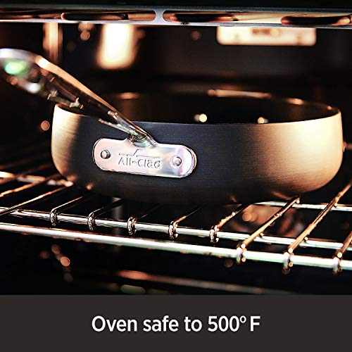 Hard Anodized Nonstick Sauce Pan 3.5 Quart Black W792525