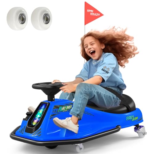 Pink 24V Electric Drifting Go Kart with 2 Replacement Universal Wheels L63705