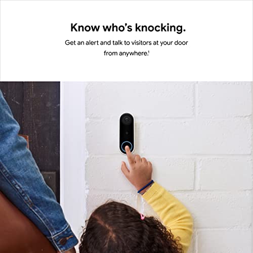 Video Doorbell with HDR Video, Night Vision, and Person Alerts N14552