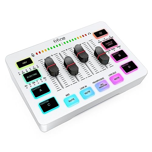 Gaming Audio Mixer with XLR Microphone Interface A28061