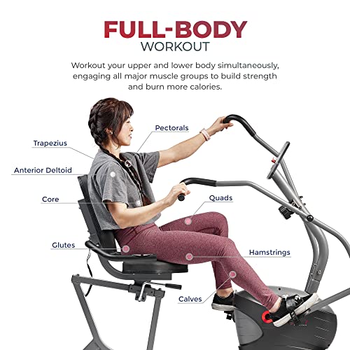 Smart Recumbent Bike with Arm/Leg Exercisers V38781