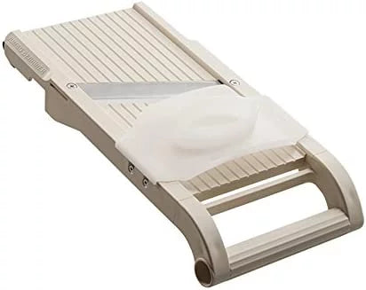 Beige Mandoline Slicer with Stainless Steel Blade H818
