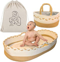 Baby Changing Basket with Thick Foam Mattress, Waterproof Cover, Storage Bag Y58456
