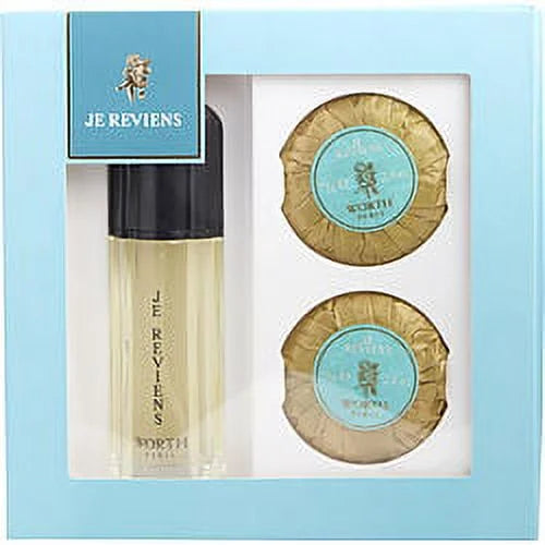 3 Pc Gift Set Eau De Toilette Spray 1.7 Oz Perfumed Soaps 2 X 2.6 Oz Y864581